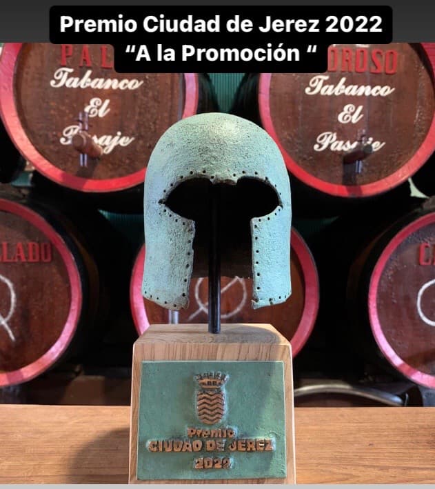 TABANCO EL PASAJE ERHÄLT DEN PREMIO CIUDAD DE JEREZ 2022 «A LA PROMOCIÓN»