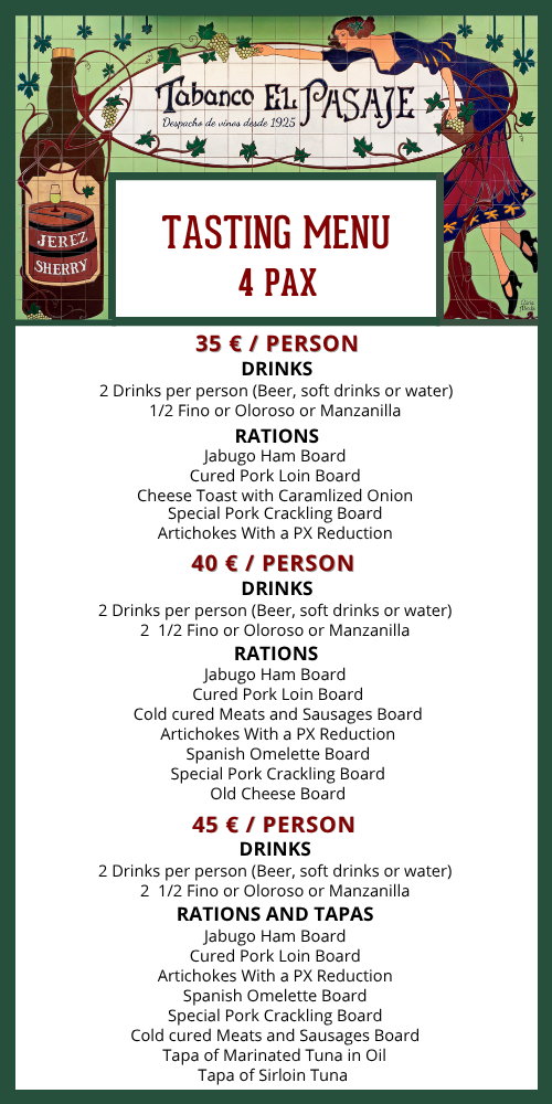 Menu 4 pax EN