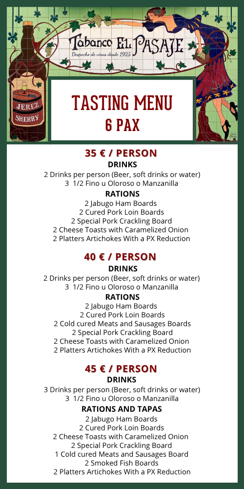 Menu 6 pax EN